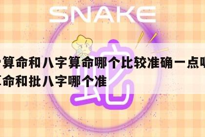 称骨算命和八字算命哪个比较准确一点呢 称骨算命和批八字哪个准