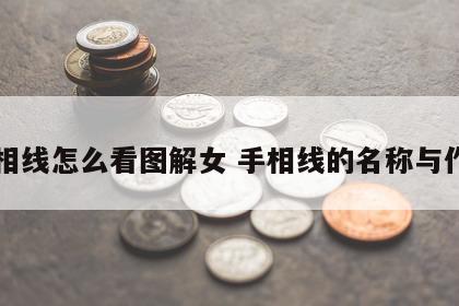 手相线怎么看图解女 手相线的名称与作用