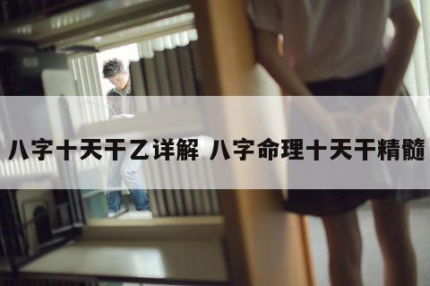 八字十天干乙详解 八字命理十天干精髓