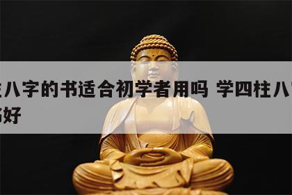 四柱八字的书适合初学者用吗 学四柱八字什么书好