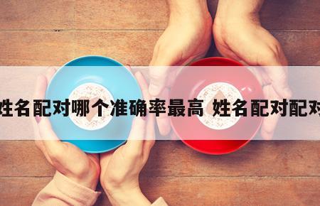姓名配对哪个准确率最高 姓名配对配对