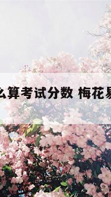 梅花易数怎么算考试分数 梅花易数占考试分数