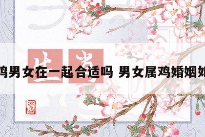 属鸡男女在一起合适吗 男女属鸡婚姻如何