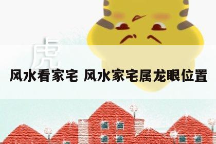 风水看家宅 风水家宅属龙眼位置