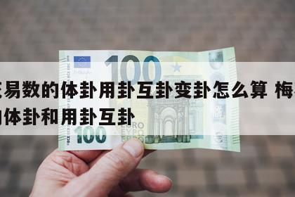 梅花易数的体卦用卦互卦变卦怎么算 梅花易数的体卦和用卦互卦