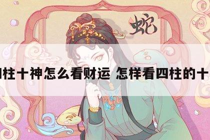 四柱十神怎么看财运 怎样看四柱的十神
