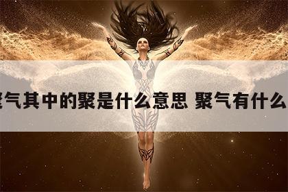 聚气其中的聚是什么意思 聚气有什么用