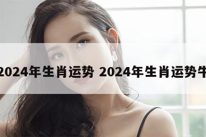 2024年生肖运势 2024年生肖运势牛