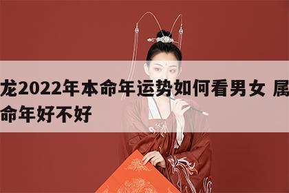 属龙2022年本命年运势如何看男女 属龙本命年好不好
