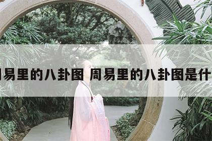 周易里的八卦图 周易里的八卦图是什么