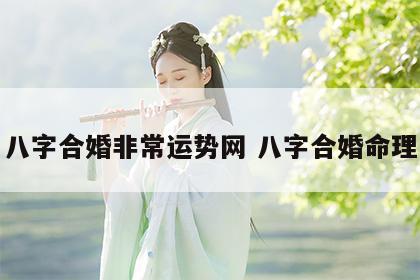 八字合婚非常运势网 八字合婚命理