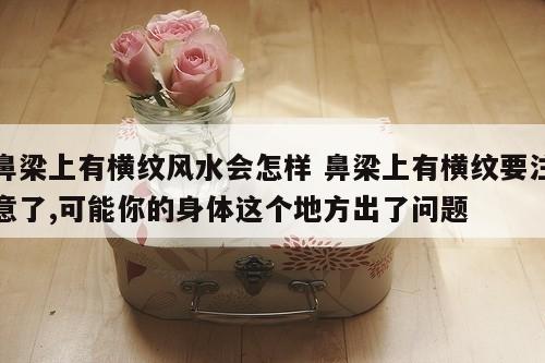 鼻梁上有横纹风水会怎样 鼻梁上有横纹要注意了,可能你的身体这个地方出了问题