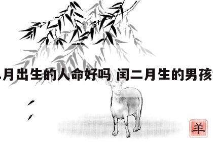 闰二月出生的人命好吗 闰二月生的男孩命运
