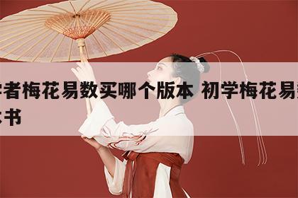 初学者梅花易数买哪个版本 初学梅花易数看哪本书