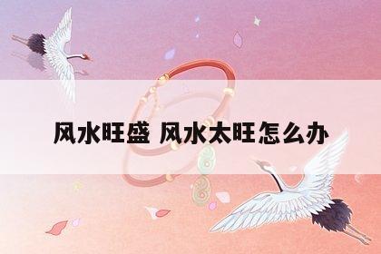 风水旺盛 风水太旺怎么办