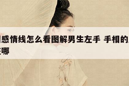 手相感情线怎么看图解男生左手 手相的感情线在哪