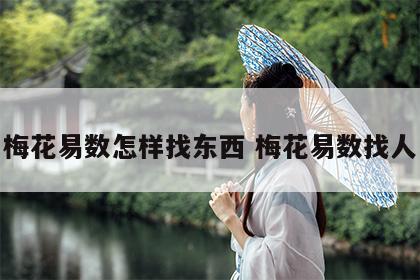 梅花易数怎样找东西 梅花易数找人