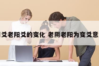 老阴爻老阳爻的变化 老阴老阳为变爻意思是