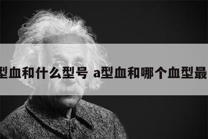 a型血和什么型号 a型血和哪个血型最配