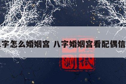 八字怎么婚姻宫 八字婚姻宫看配偶信息