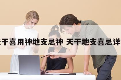 天干喜用神地支忌神 天干地支喜忌详解