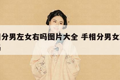 手相分男左女右吗图片大全 手相分男女左右手吗