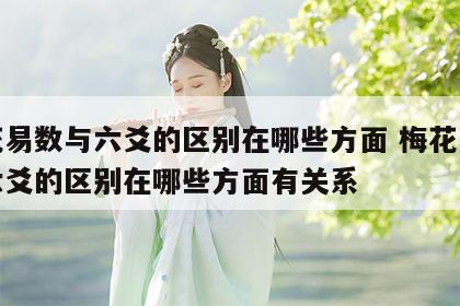 梅花易数与六爻的区别在哪些方面 梅花易数与六爻的区别在哪些方面有关系