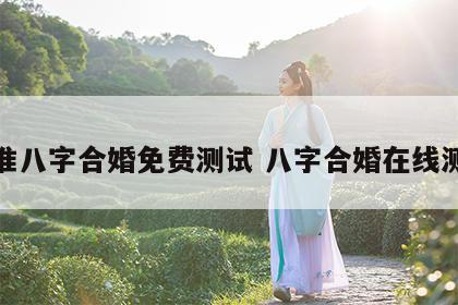 最准八字合婚免费测试 八字合婚在线测试