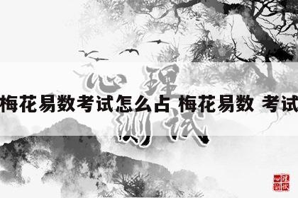 梅花易数考试怎么占 梅花易数 考试