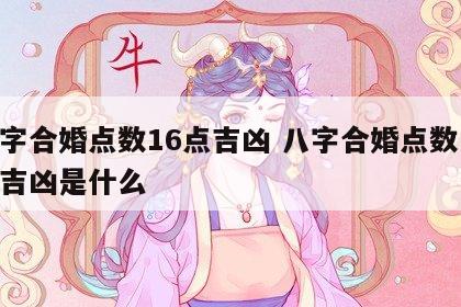八字合婚点数16点吉凶 八字合婚点数16点吉凶是什么