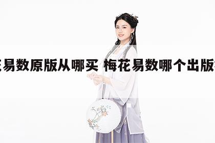 梅花易数原版从哪买 梅花易数哪个出版社的好