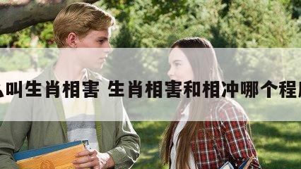 什么叫生肖相害 生肖相害和相冲哪个程度轻