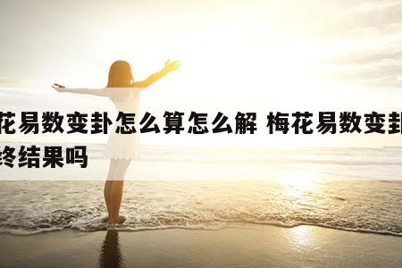 梅花易数变卦怎么算怎么解 梅花易数变卦是最终结果吗