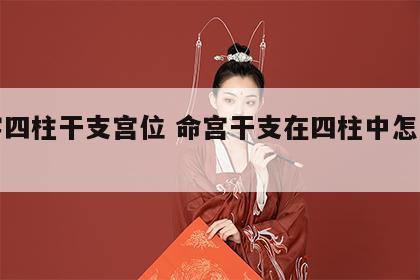 八字四柱干支宫位 命宫干支在四柱中怎么运用