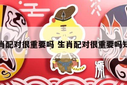生肖配对很重要吗 生肖配对很重要吗知乎