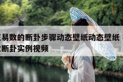 梅花易数的断卦步骤动态壁纸动态壁纸 梅花易数断卦实例视频