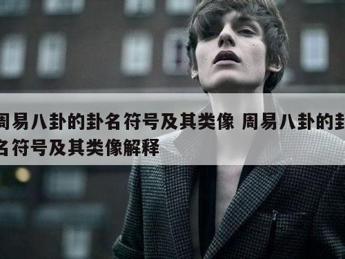周易八卦的卦名符号及其类像 周易八卦的卦名符号及其类像解释