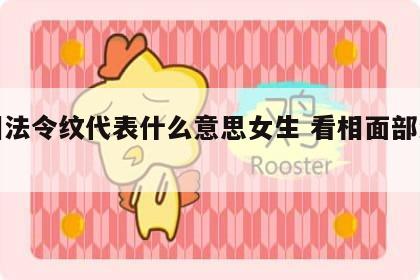 面相法令纹代表什么意思女生 看相面部法令纹