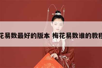 梅花易数最好的版本 梅花易数谁的教程好