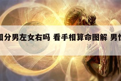 手相分男左女右吗 看手相算命图解 男性左手