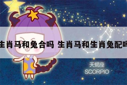 生肖马和兔合吗 生肖马和生肖兔配吗