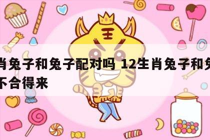 生肖兔子和兔子配对吗 12生肖兔子和兔子合不合得来
