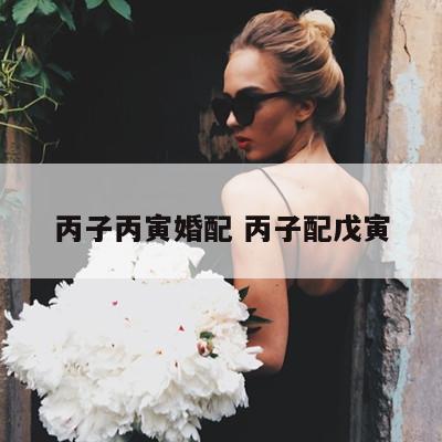丙子丙寅婚配 丙子配戊寅