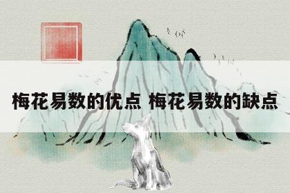 梅花易数的优点 梅花易数的缺点