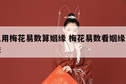 怎么用梅花易数算姻缘 梅花易数看姻缘卦的解法