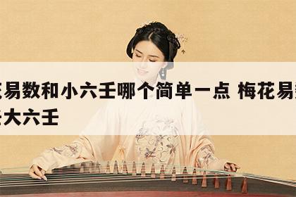 梅花易数和小六壬哪个简单一点 梅花易数小六壬大六壬