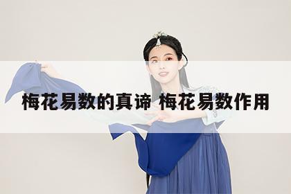 梅花易数的真谛 梅花易数作用