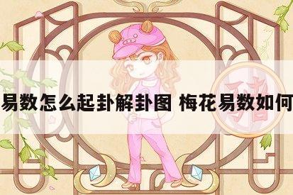 梅花易数怎么起卦解卦图 梅花易数如何起卦