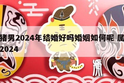 属猪男2024年结婚好吗婚姻如何呢 属猪人2024