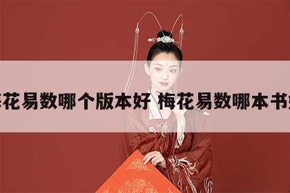 梅花易数哪个版本好 梅花易数哪本书好